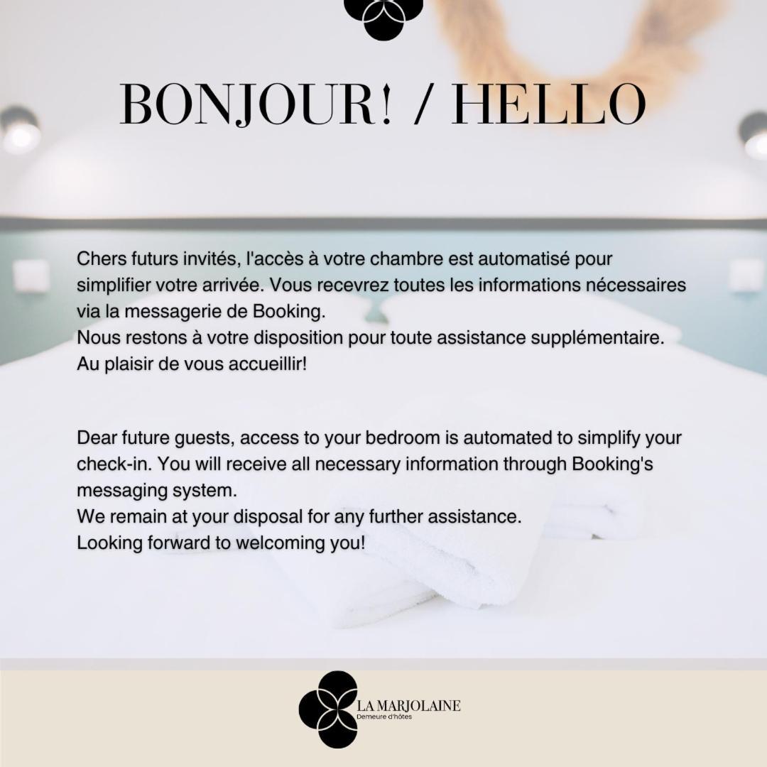 La Marjolaine - Demeure D'Hotes - Service Para-Hoteiier - Premium Châteauroux Dış mekan fotoğraf